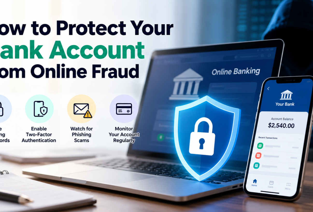 Protect your bank account online