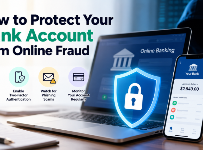 Protect your bank account online